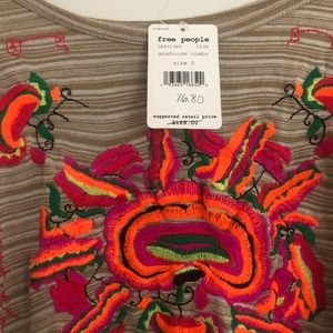 Free People, Neon Print Short Sleeve